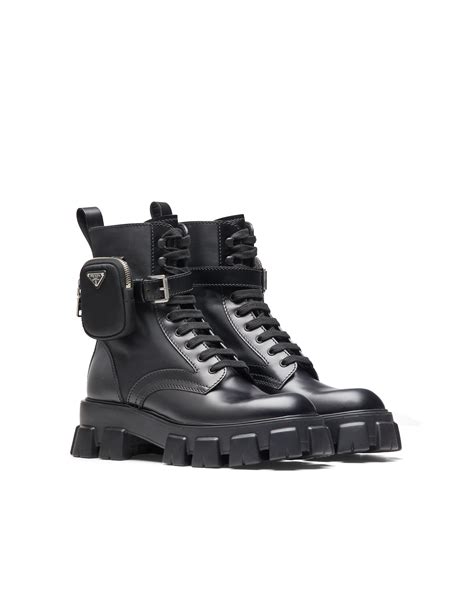 prada technical fabric boots|Men's Boots .